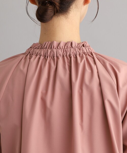 LAURA ASHLEY(ローラアシュレイ)の「【ミノテック(R)/袖口・裾ゴム仕様】ギャザーブルゾン(ブルゾン・レディース・ベビーピンク/ベージュ/ブラック・38/40)」の9枚目の写真