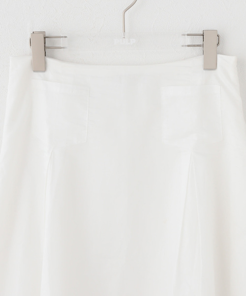 Paloma Wool(パロマウール)の「PALOMA WOOL / パロマウール DIMI PLEATED DETAIL MIDI SKIRT(スカート・レディース・ホワイト・34)」の7枚目の写真