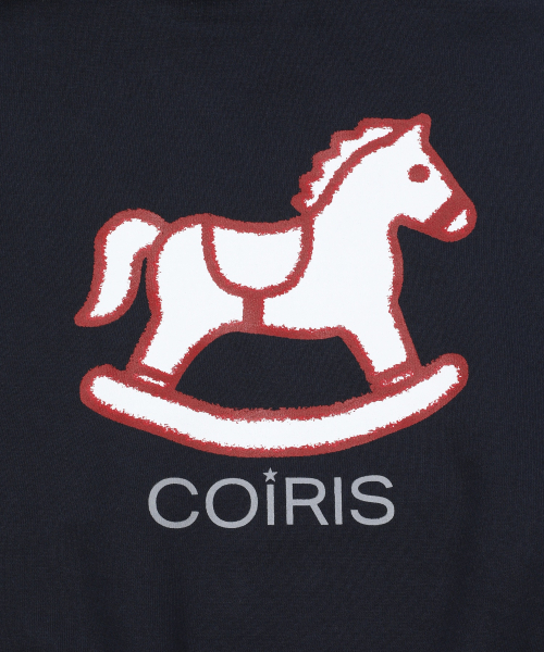 COIRIS(コイリス)の「クレヨン PONY グラフィックフードT(3カラー)(パーカー・レディース・ライトグレー/ブラック/ネイビー・FREE)」の13枚目の写真