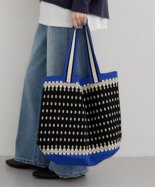 THE SHOP TK (ザ ショップ ティーケー )の「ニットトートBAG(トートバッグ・レディース・ブルー系その他2/ダークブラウン系2/ブラック系・99)」の17枚目の写真