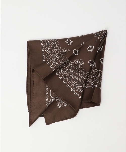 SHIPS（シップス）の「MANIPURI:バンダナプリントスカーフⅡ（バンダナ/スカーフ・レディース・ピンク系その他/イエロー/ネイビー/ブラウン/レッド/オフホワイト/ベージュ系その他・ONE SIZE）」の3枚目の写真