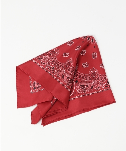 SHIPS（シップス）の「MANIPURI:バンダナプリントスカーフⅡ（バンダナ/スカーフ・レディース・ピンク系その他/イエロー/ネイビー/ブラウン/レッド/オフホワイト/ベージュ系その他・ONE SIZE）」の7枚目の写真