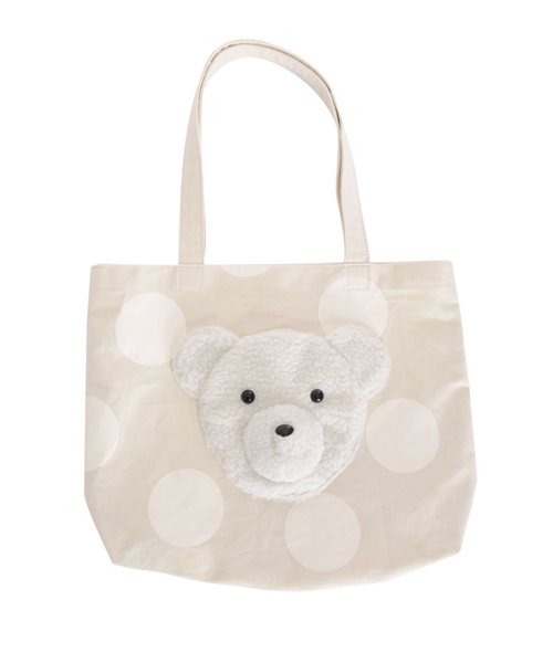 merry jenny（メリージェニー）の「dotもこもこbearトート（トートバッグ・レディース・ピンク/オフホワイト/ライトブルー・FREE）」の11枚目の写真