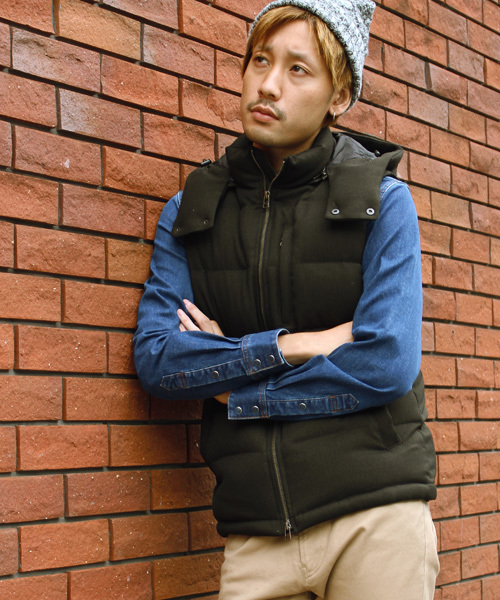 ESSENTIAL GARMENT MEN'S BIGI（エッセンシャルガーメントメンズビギ）の「【2016-17A/W 新作】ストレッチスリム デニムシャツ/バンドカラー（シャツ/ブラウス・メンズ・インディゴブルー・L/M/S）」の4枚目の写真