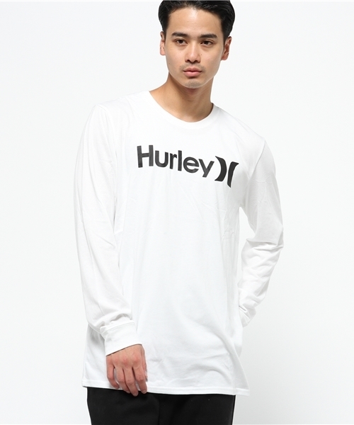 Hurley (ハーレー)の「ONE & ONLY DRI-FIT L/S(Tシャツ/カットソー・メンズ・ブラック/ホワイト/ヘザーグレー/ネイビー・MEDIUM/LARGE/SMALL)」の2枚目の写真