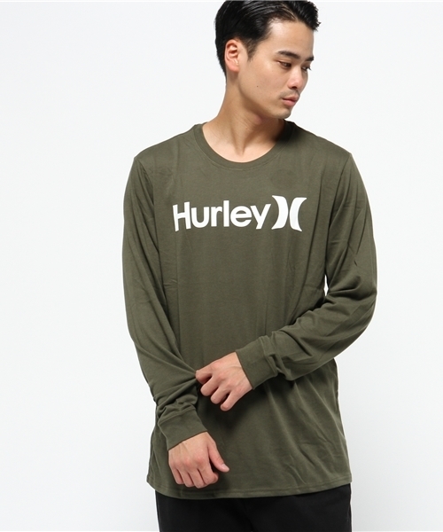 Hurley (ハーレー)の「ONE & ONLY DRI-FIT L/S(Tシャツ/カットソー・メンズ・ブラック/ホワイト/ヘザーグレー/ネイビー・MEDIUM/LARGE/SMALL)」の4枚目の写真