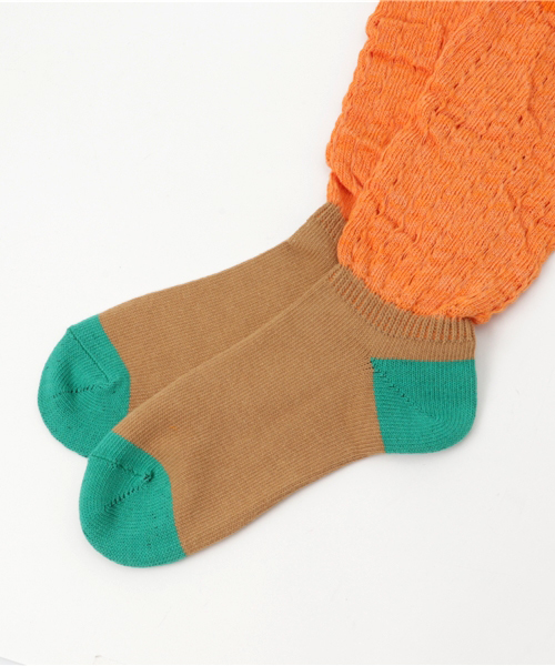 チャイハネ（チャイハネ）の「【チャイハネ】バルーンルーズソックス / 靴下24cm（ソックス/靴下・レディース・レッド/ブルー/オレンジ・FREE）」の4枚目の写真