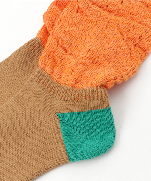 チャイハネ（チャイハネ）の「【チャイハネ】バルーンルーズソックス / 靴下24cm（ソックス/靴下・レディース・レッド/ブルー/オレンジ・FREE）」の6枚目の写真