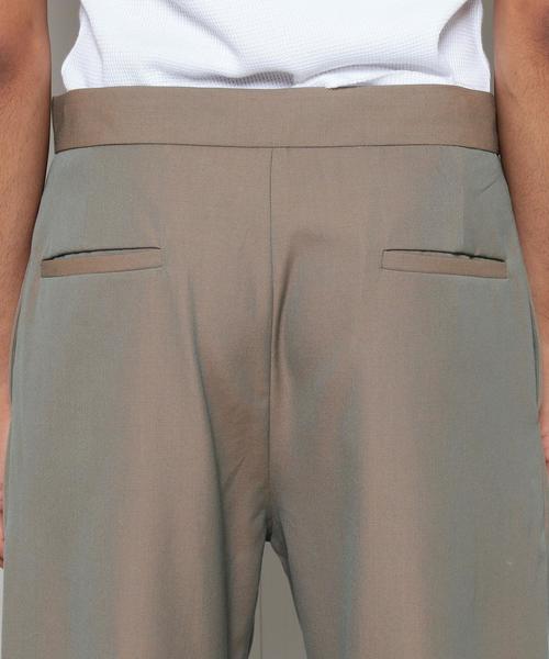 BEAUTY&YOUTH UNITED ARROWS(ビューティーアンドユースユナイテッドアローズ)の「<H BEAUTY&YOUTH> CHAMBRAY 1P WIDE PT/パンツ◆(その他パンツ・メンズ・オリーブ・MEDIUM/SMALL/LARGE)」の7枚目の写真