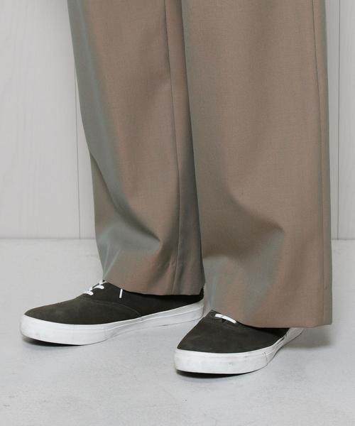 BEAUTY&YOUTH UNITED ARROWS(ビューティーアンドユースユナイテッドアローズ)の「<H BEAUTY&YOUTH> CHAMBRAY 1P WIDE PT/パンツ◆(その他パンツ・メンズ・オリーブ・MEDIUM/SMALL/LARGE)」の8枚目の写真