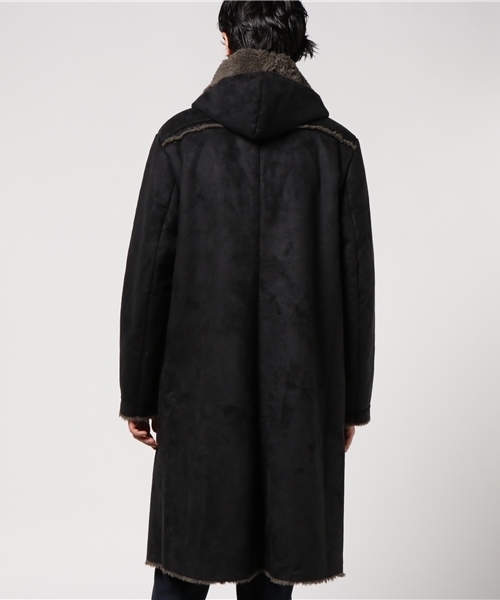 チャイハネ(チャイハネ)の「【チャイハネ】フェイクムートンメンズコート/ フーディー(ムートンコート・メンズ・ブラック/ベージュ・FREE)」の12枚目の写真