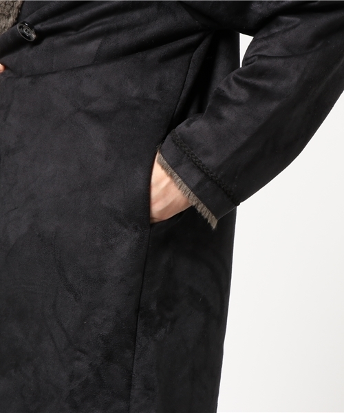 チャイハネ(チャイハネ)の「【チャイハネ】フェイクムートンメンズコート/ フーディー(ムートンコート・メンズ・ブラック/ベージュ・FREE)」の15枚目の写真