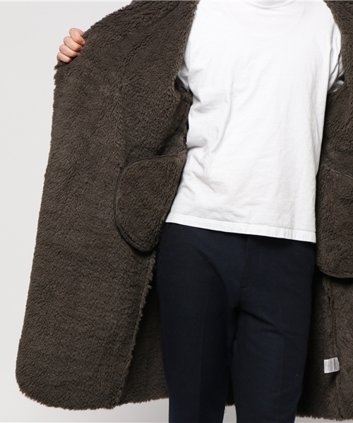 チャイハネ(チャイハネ)の「【チャイハネ】フェイクムートンメンズコート/ フーディー(ムートンコート・メンズ・ブラック/ベージュ・FREE)」の16枚目の写真