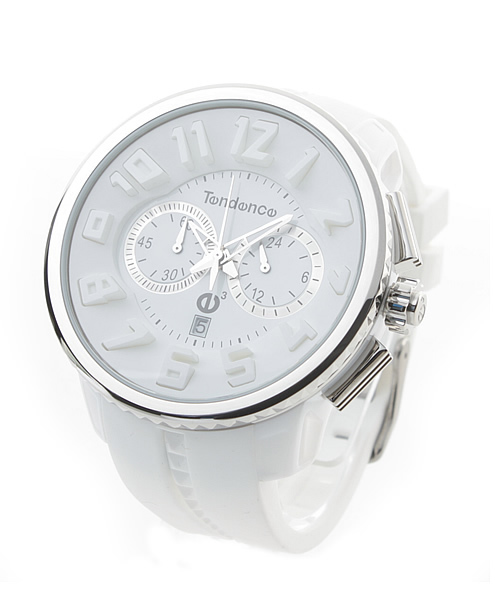 Tendence(テンデンス)の「Tendence クロノグラフ腕時計(アナログ腕時計・メンズ・ホワイト・フリ-)」の1枚目の写真