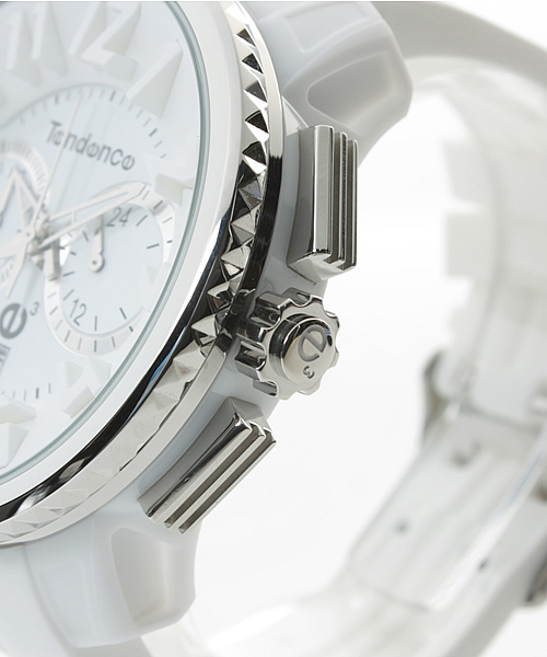 Tendence(テンデンス)の「Tendence クロノグラフ腕時計(アナログ腕時計・メンズ・ホワイト・フリ-)」の7枚目の写真