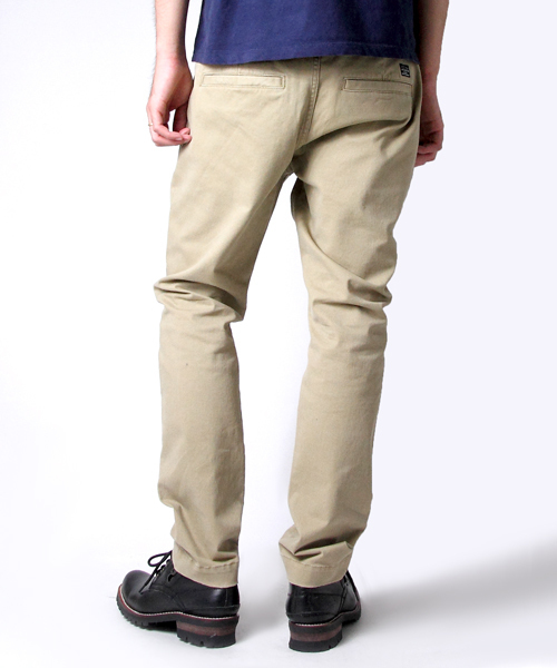 JACKROSE（ジャックローズ）の「高密度ツイルレギュラースキニーパンツ（チノパンツ・メンズ・ベージュ/ブラック・L/M/S/XL）」の8枚目の写真