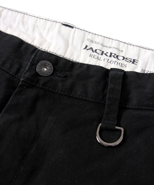 JACKROSE（ジャックローズ）の「高密度ツイルレギュラースキニーパンツ（チノパンツ・メンズ・ベージュ/ブラック・L/M/S/XL）」の9枚目の写真