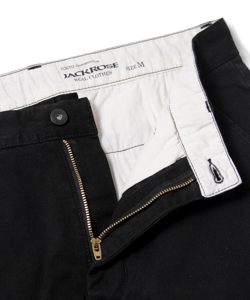 JACKROSE（ジャックローズ）の「高密度ツイルレギュラースキニーパンツ（チノパンツ・メンズ・ベージュ/ブラック・L/M/S/XL）」の10枚目の写真