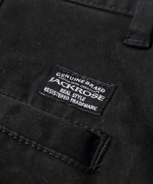 JACKROSE（ジャックローズ）の「高密度ツイルレギュラースキニーパンツ（チノパンツ・メンズ・ベージュ/ブラック・L/M/S/XL）」の5枚目の写真