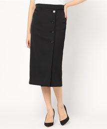ハイスリット ボタン付スカート