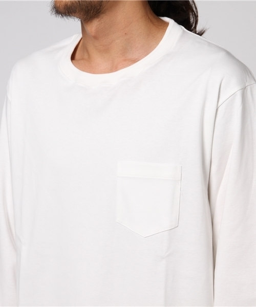 UNITED TOKYO(ユナイテッドトウキョウ)の「テクノラマスムースロングスリーブカットソー(Tシャツ/カットソー・メンズ・ブラック/オフホワイト/ネイビー・3/1/2)」の7枚目の写真