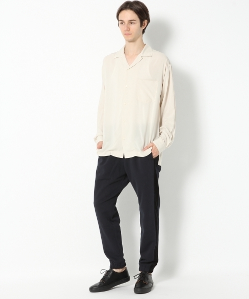 GLOBAL WORK(グローバルワーク)の「オープンカラーシャツ長袖/772219(シャツ/ブラウス・メンズ・ネイビー/ホワイト/ブラウン・LARGE/MEDIUM/SMALL/X-LARGE)」の12枚目の写真