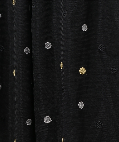 merlot plus（メルロープリュス）の「ドット柄フリルチュールスカート7131（スカート・レディース・A/B/C・FREE）」の4枚目の写真