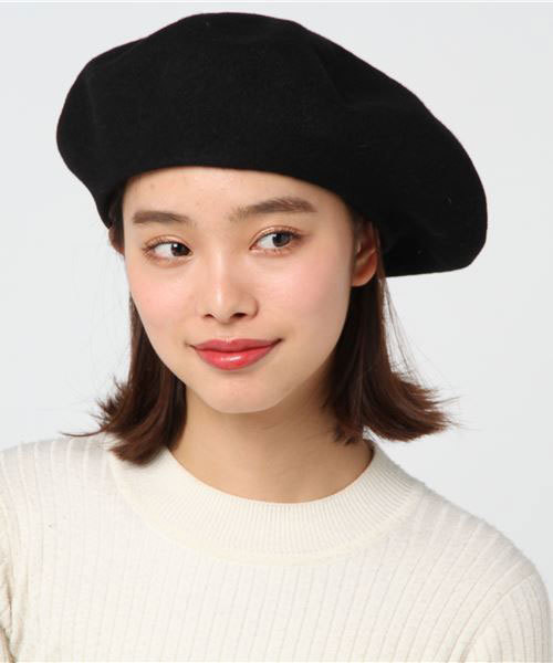 Kol Me Baby コルミーベイビー の Kol Me Baby コルミーベイビー ウールビッグベレー帽 ハンチング ベレー帽 Wear