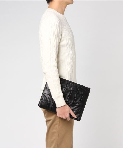 CARRYNEST（キャリーネスト）の「【CARRYNEST】TABLET NEST GENUINE LEATHER（クラッチバッグ・メンズ・ブラック・FREE）」の5枚目の写真