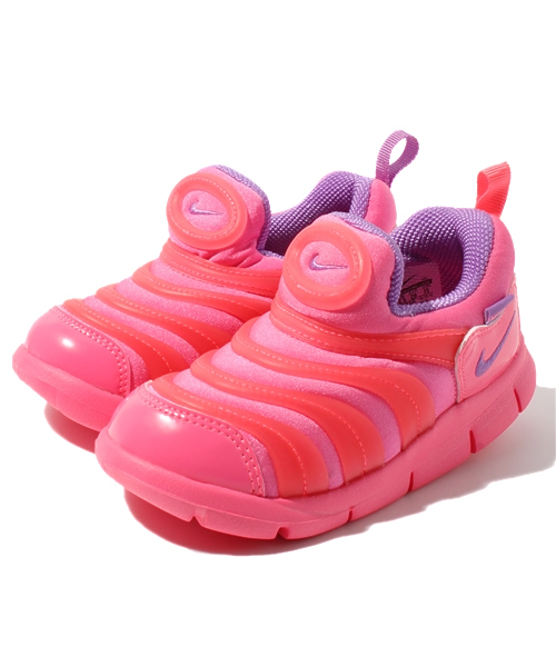 NIKE(ナイキ)の「2013 ベビー ナイキ ダイナモフリー TD(スニーカー・キッズ・ピンク/イエロー/グリーン/ブルー・12cm/13cm/14cm/15cm/16cm)」の1枚目の写真
