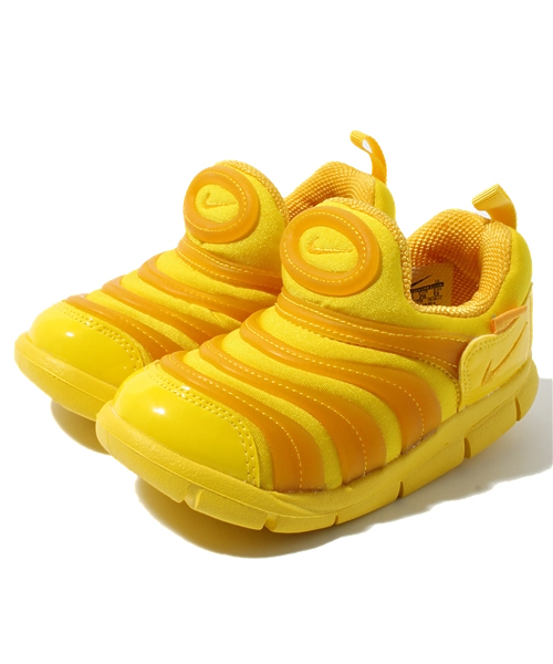 NIKE(ナイキ)の「2013 ベビー ナイキ ダイナモフリー TD(スニーカー・キッズ・ピンク/イエロー/グリーン/ブルー・12cm/13cm/14cm/15cm/16cm)」の4枚目の写真