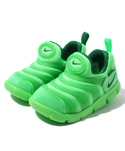 NIKE(ナイキ)の「2013 ベビー ナイキ ダイナモフリー TD(スニーカー・キッズ・ピンク/イエロー/グリーン/ブルー・12cm/13cm/14cm/15cm/16cm)」の2枚目の写真