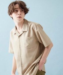 MONO-MART | ポリトロリラックスオープンカラーシャツ(シャツ/ブラウス)