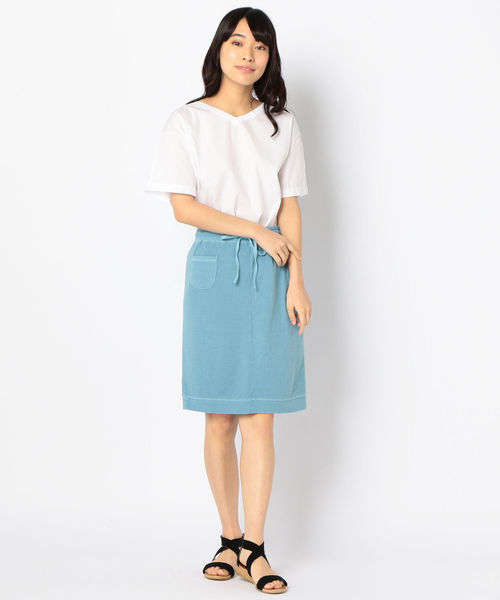 SHIPS Days(シップスデイズ)の「MARSHMALLOW FABRIC:スカート(スカート・レディース・ライトブルー/ダークグレー・ONE SIZE)」の10枚目の写真