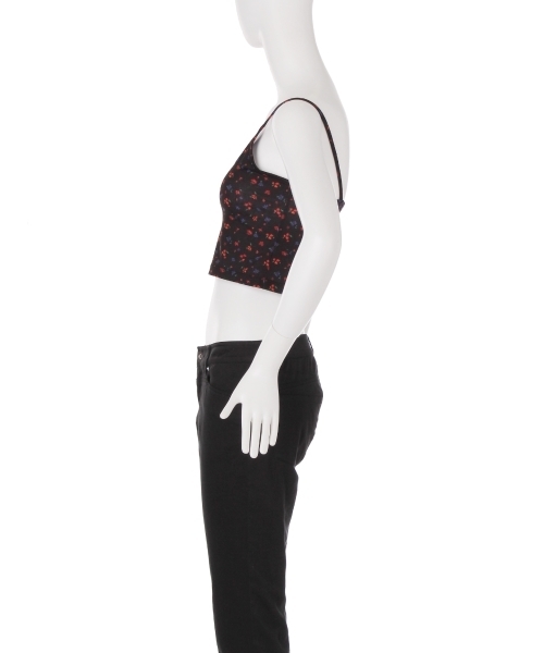 EMODA（エモダ）の「DOT FLOWER CAMI（キャミソール・レディース・その他/その他1/ホワイト/ブラック・MEDIUM/SMALL）」の6枚目の写真