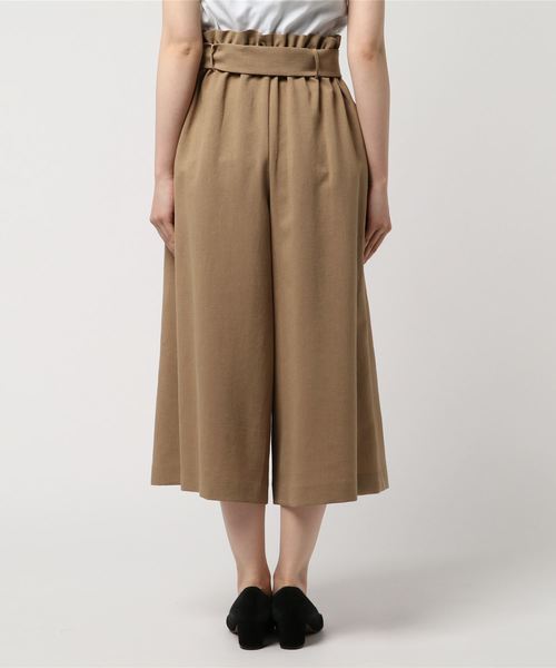 Tiara（ティアラ）の「リネンライクベルテッドスカンツ（その他パンツ・レディース・ネイビー/ベージュ/グリーン・S/M）」の6枚目の写真