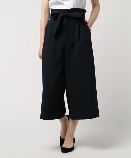 Tiara（ティアラ）の「リネンライクベルテッドスカンツ（その他パンツ・レディース・ネイビー/ベージュ/グリーン・S/M）」の4枚目の写真