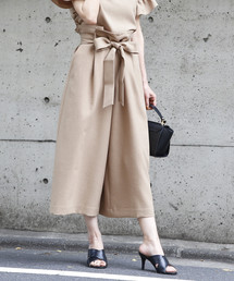 Tiara | リネンライクベルテッドスカンツ(その他パンツ)