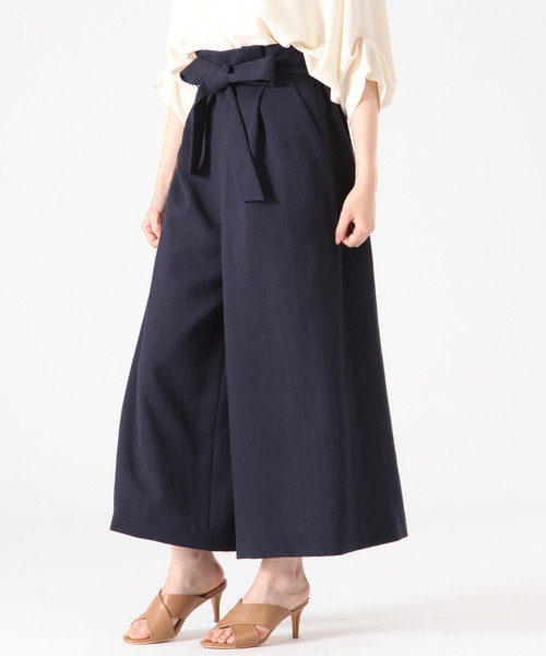 Tiara（ティアラ）の「リネンライクベルテッドスカンツ（その他パンツ・レディース・ネイビー/ベージュ/グリーン・S/M）」の16枚目の写真