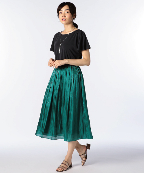 Sophi ノーリーズソフィ のファッション ワンピース セール ワンピース Nolleys シャイニーギャザーワンピース ワンピース Nolleys