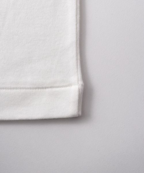 SHIPS JET BLUE（シップスジェットブルー）の「SHIPS JET BLUE: パッチワークボーダー Ｔシャツ2◇（Tシャツ/カットソー・メンズ・ホワイト/グリーン/ロイヤルブルー・SMALL/MEDIUM/X-SMALL/LARGE）」の7枚目の写真