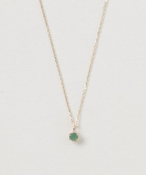 me.luxe(ミーリュクス)の「me.luxe【誕生石】K10 カラーストーン ネックレス(ネックレス・レディース・その他1/その他2/その他3/その他5/その他6/その他7/その他8/その他9/その他10/その他11/その他12・1月/2月/3月/5月/6月/7月/8月/9月/10月/11月/12月)」の5枚目の写真