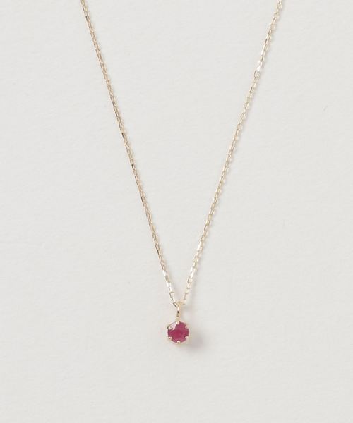 me.luxe(ミーリュクス)の「me.luxe【誕生石】K10 カラーストーン ネックレス(ネックレス・レディース・その他1/その他2/その他3/その他5/その他6/その他7/その他8/その他9/その他10/その他11/その他12・1月/2月/3月/5月/6月/7月/8月/9月/10月/11月/12月)」の7枚目の写真