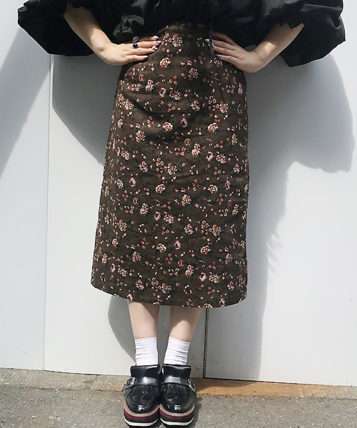 apres jour（アプレジュール）の「アソート柄ナロースカート【ZOZOTOWN限定アイテム】（スカート・レディース・ブラウン/ピンク/ネイビー/ボルドー/ライトブラウン・FREE/フリー）」の2枚目の写真