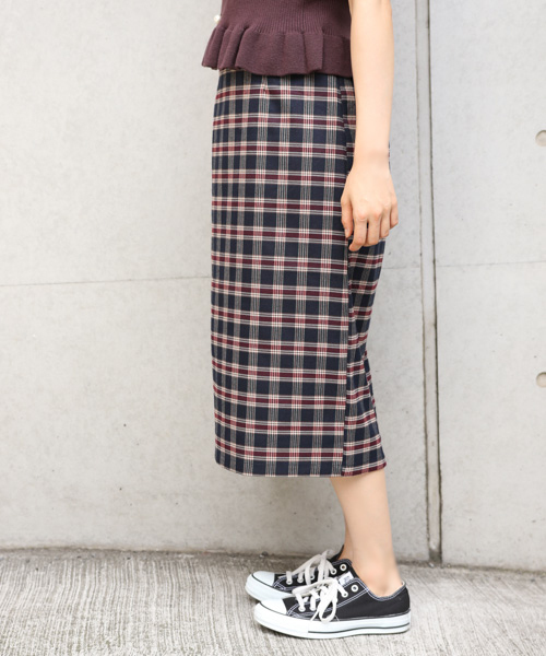 apres jour（アプレジュール）の「アソート柄ナロースカート【ZOZOTOWN限定アイテム】（スカート・レディース・ブラウン/ピンク/ネイビー/ボルドー/ライトブラウン・FREE/フリー）」の7枚目の写真