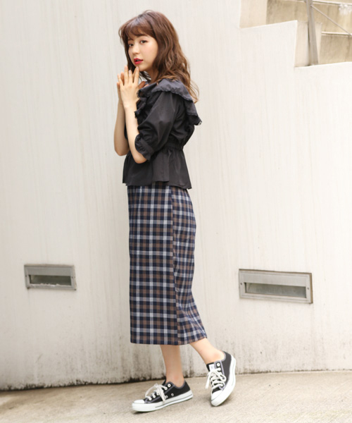 apres jour（アプレジュール）の「アソート柄ナロースカート【ZOZOTOWN限定アイテム】（スカート・レディース・ブラウン/ピンク/ネイビー/ボルドー/ライトブラウン・FREE/フリー）」の17枚目の写真