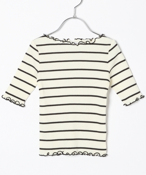 GLOBAL WORK（グローバルワーク）の「【キッズ】ハイショクメローＴ5分袖/799319（Tシャツ/カットソー・キッズ・ホワイト/ブラック/その他・MEDIUM/SMALL/LARGE/XX-LARGE/X-LARGE）」の3枚目の写真