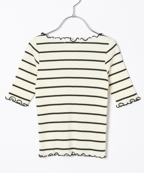 GLOBAL WORK（グローバルワーク）の「【キッズ】ハイショクメローＴ5分袖/799319（Tシャツ/カットソー・キッズ・ホワイト/ブラック/その他・MEDIUM/SMALL/LARGE/XX-LARGE/X-LARGE）」の8枚目の写真