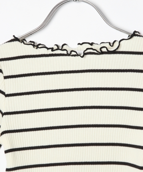 GLOBAL WORK（グローバルワーク）の「【キッズ】ハイショクメローＴ5分袖/799319（Tシャツ/カットソー・キッズ・ホワイト/ブラック/その他・MEDIUM/SMALL/LARGE/XX-LARGE/X-LARGE）」の9枚目の写真