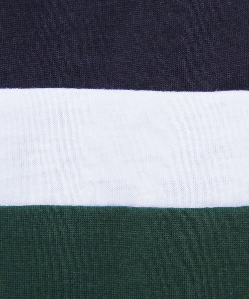 ８(eight)（エイト）の「ボーダー 切替 半袖Tシャツ アメカジ（Tシャツ/カットソー・メンズ・ブラック/ネイビー/グリーン・MEDIUM/LARGE/X-LARGE）」の20枚目の写真